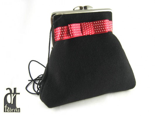 FILCOWE TOREBKI - polka dots red art fabryka
