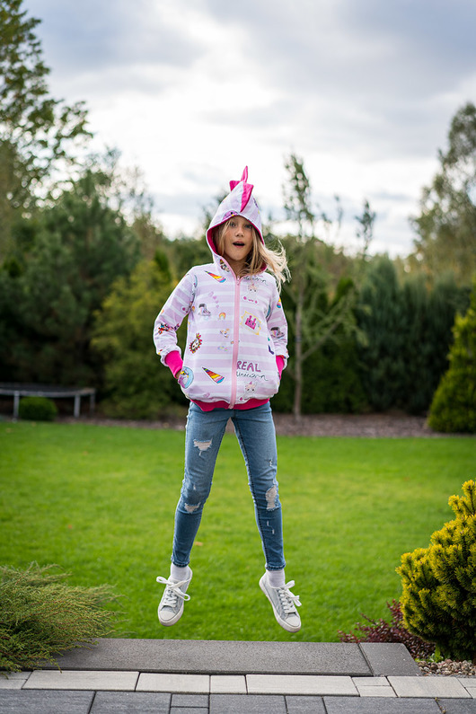 Bluza Hoodi-ni Pink taff.one