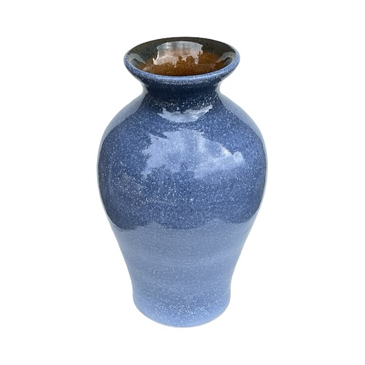 wazony Wazon ceramiczny vintage niebieski 