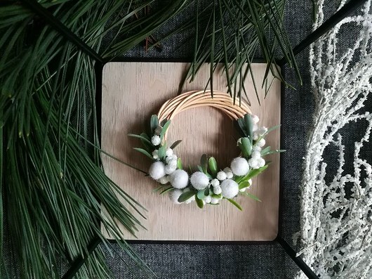 Mini wianek Wooden Love