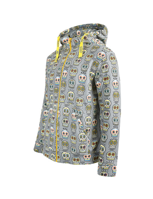 bluza z kapturem damska Bluza rozpinana "Meksykańskie czaszki" unisex