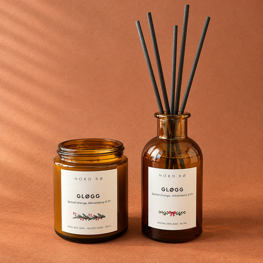 dekoracje świąteczne Świąteczny zestaw prezentowy: świeca sojowa 125 g i dyfuzor zapachowy 90 ml