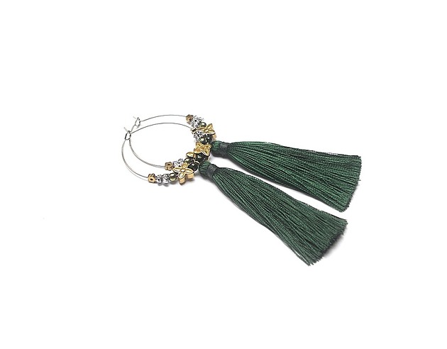 Kolczyki chwosty Alloys Collection /boho/lush meadow/ vol. 2 KiKa pracownia