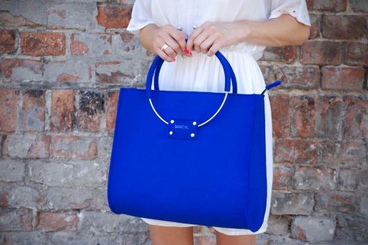 torebki różne Elegantka chabrowa