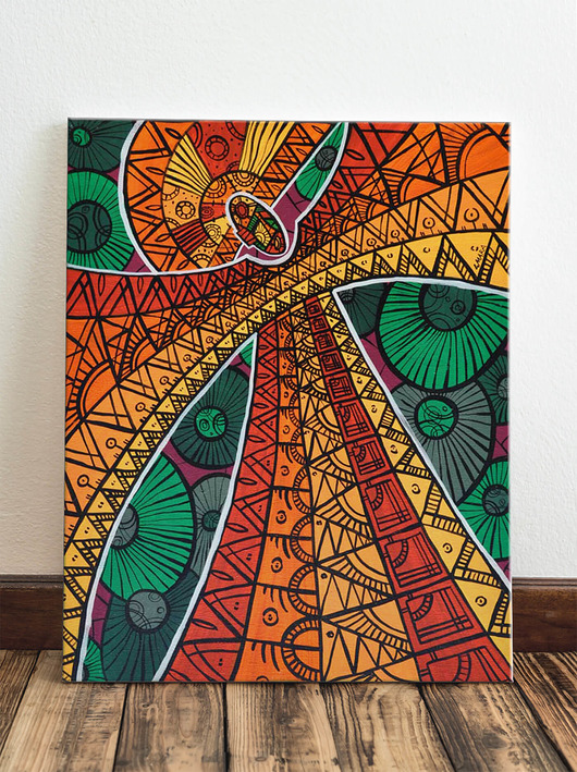 grafiki i ilustracje Anioł Paryża. Giclee