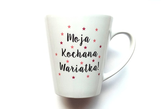 Kubek Latte KOCHANEJ WARIATKI FarrowDesign