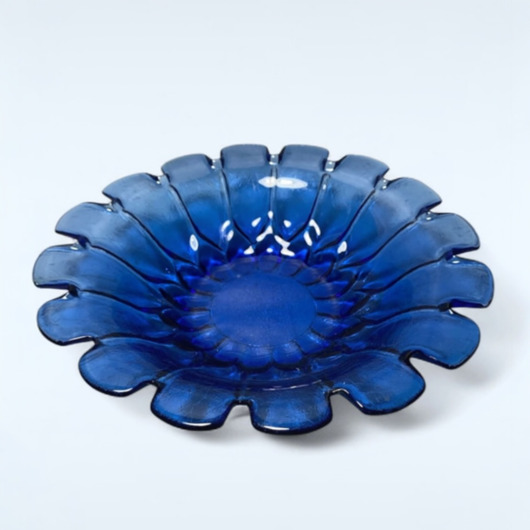 patery i talerze Kobaltowa patera misa