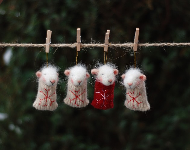 Świąteczne Myszki BoboLobo Handicraft