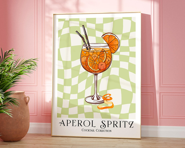 plakaty Plakat Kolekcja Koktajl: Aperol Spritz