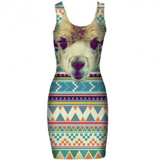 Alpaca simple dress Mr Gugu Miss Go