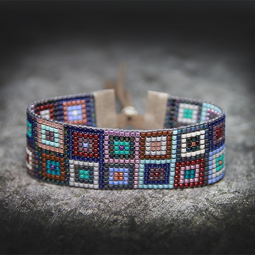 Floresti - Bransoletka etniczna - beading Djenka