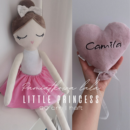 lalki Lalka Little Princess 90 cm - pamiątka narodzin, chrzcin