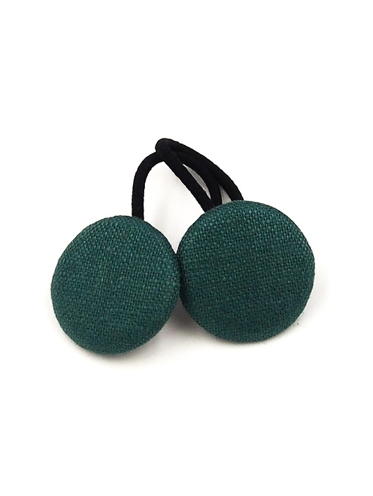 ozdoby do włosów dla dzieci Gumeczki do włosów czerwone len Linen Green