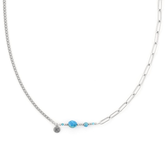 naszyjniki - inne Bestseller! Naszyjnik zodiakalny - Wodnik Srebrna stal szlachetna