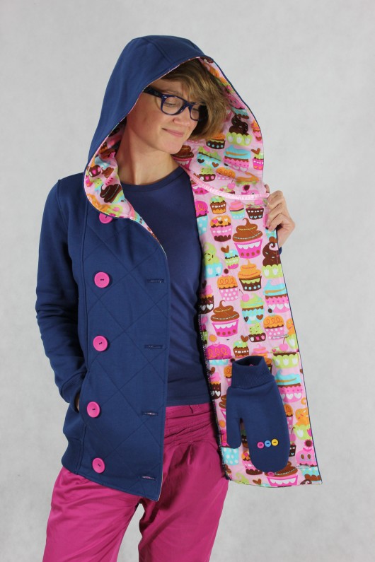 Doublebutton Navy Muffins Miss Button