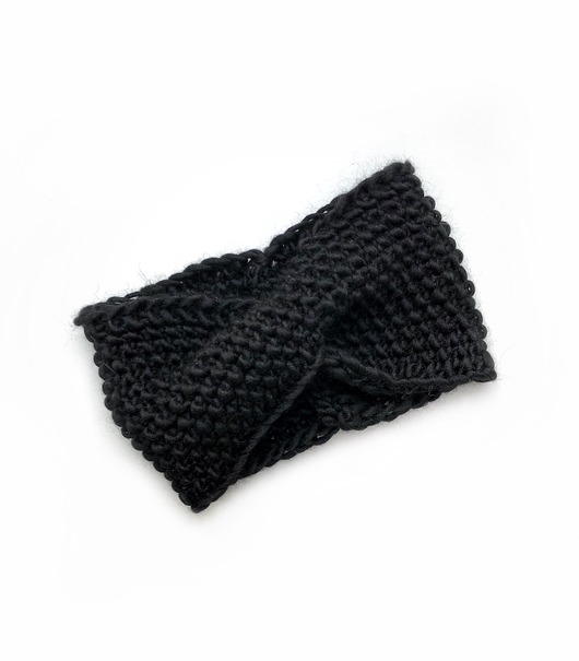 Opaska z wełny peruwiańskiej Onyx Holy Alpaca Knit