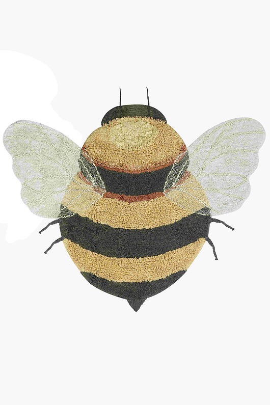 dywany Dywan bawełniany Bee do prania w pralce, Planet Bee, Lorena Canals