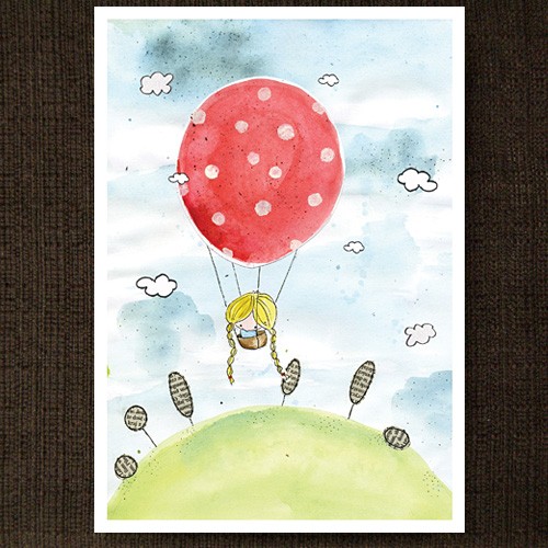 lot balonem - ilustracja miamilu