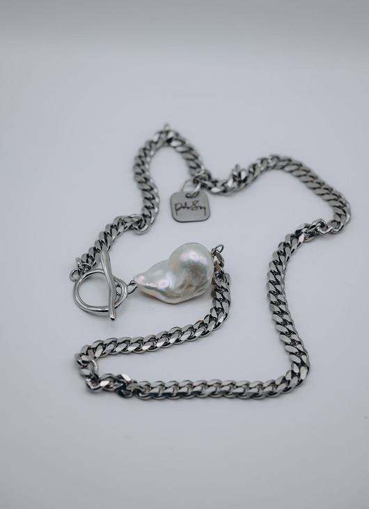 naszyjniki - inne ROMEO naszyjnik 01 srebrny