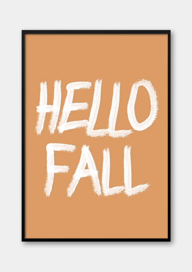 plakaty Plakat JESIEŃ - HELLO FALL - z serii AUTUMN SEASON