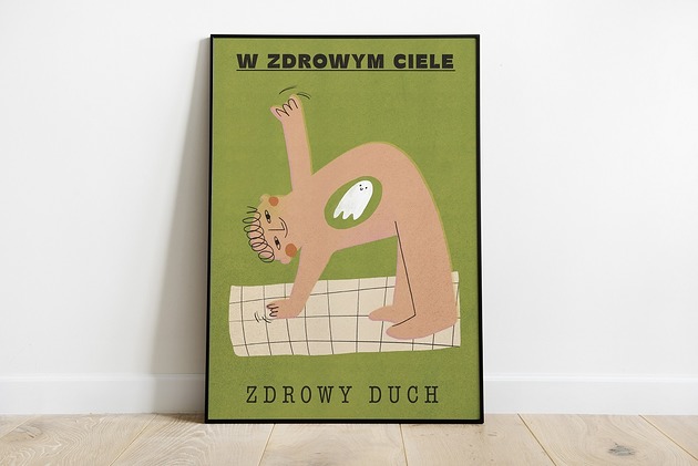 plakaty Plakat W zdrowym ciele zdrowy duch