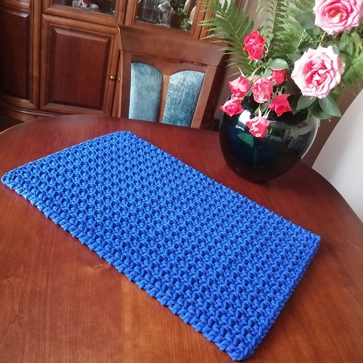 podkładki do kuchni Podkładka - bieżnik ze sznurka 40cmx60cm