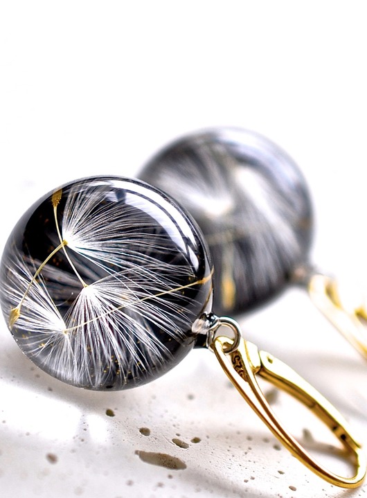 Kolczyki pozłacane kwiatowe Grol Jewellery