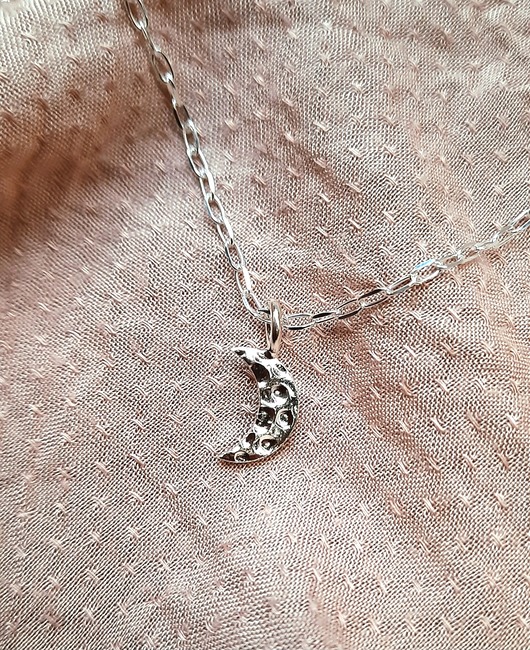 srebrne naszyjniki Naszyjnik Sierp