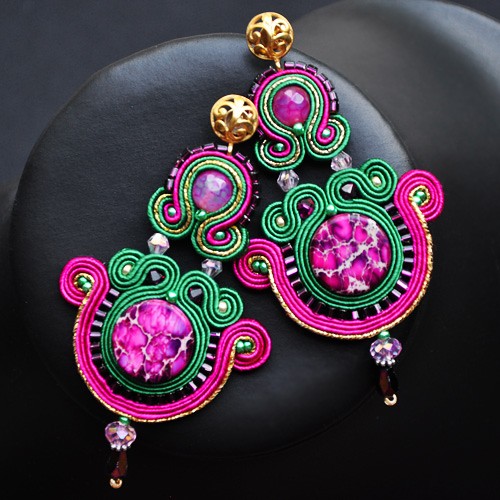 Kolczyki Swarovski Bollywood 1 Artspirale