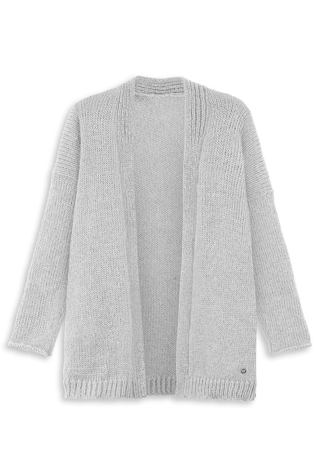 swetry damskie  Alpaka sweter Aurelia - szary