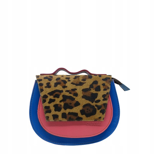 torby na ramię Torebka damska skórzana obrotowa klapka 4w1 rączka pasek OLIVKA