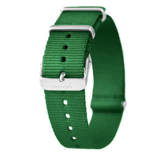 zegarki różne Pasek do zegarka - nylonowy, zielony