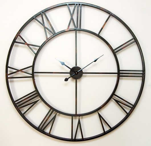 Zegar Factory 82,50 cm rusty, kuty, vintage Home Design