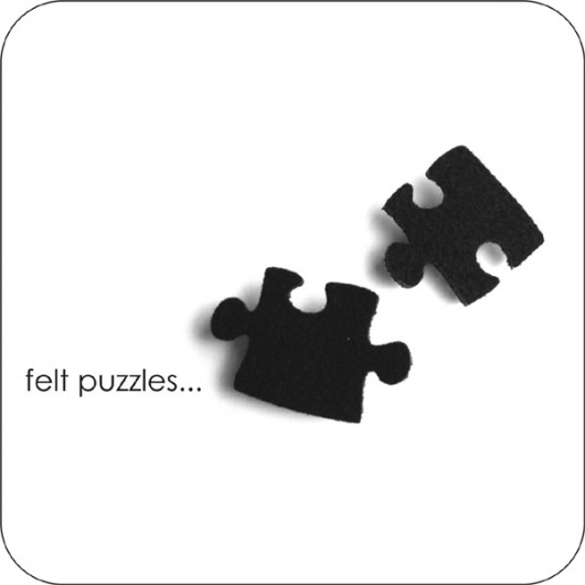 felt puzzles... felt label