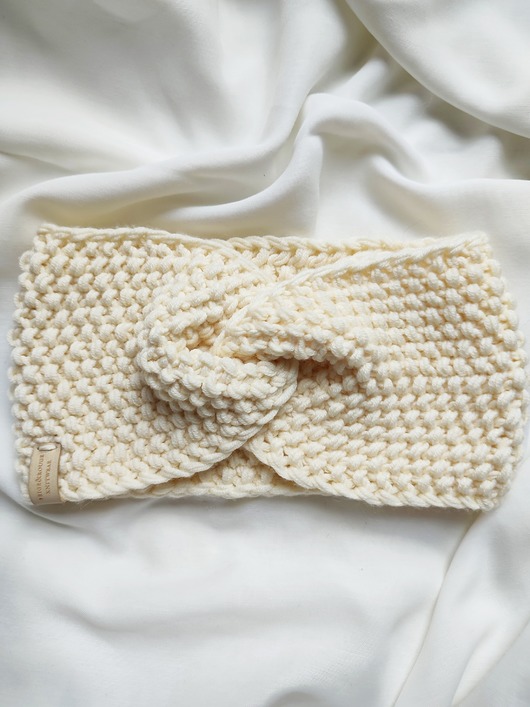opaski do włosów Opaska Turban merino