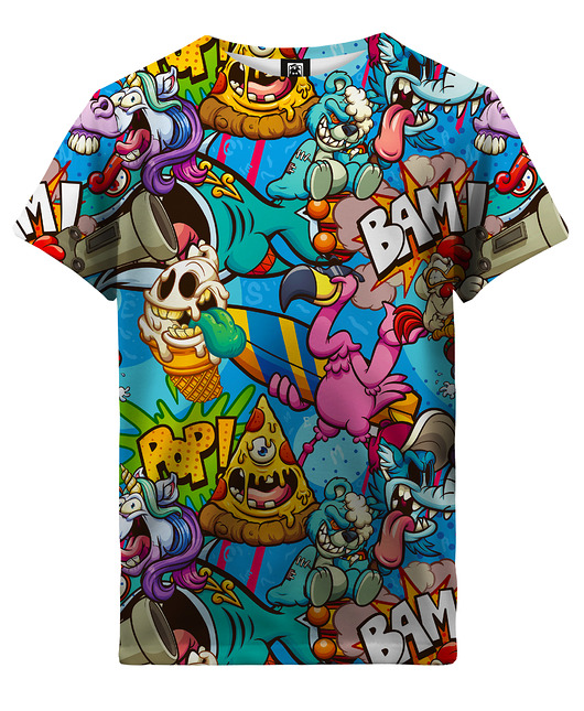 t-shirty dla dziewczynki T-shirt Girl DR.CROW Cartoon