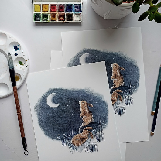 grafiki i ilustracje Króliki
