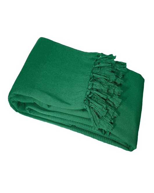 Koc Pled Narzuta Bawełniana Green 180x220 cm MIA home