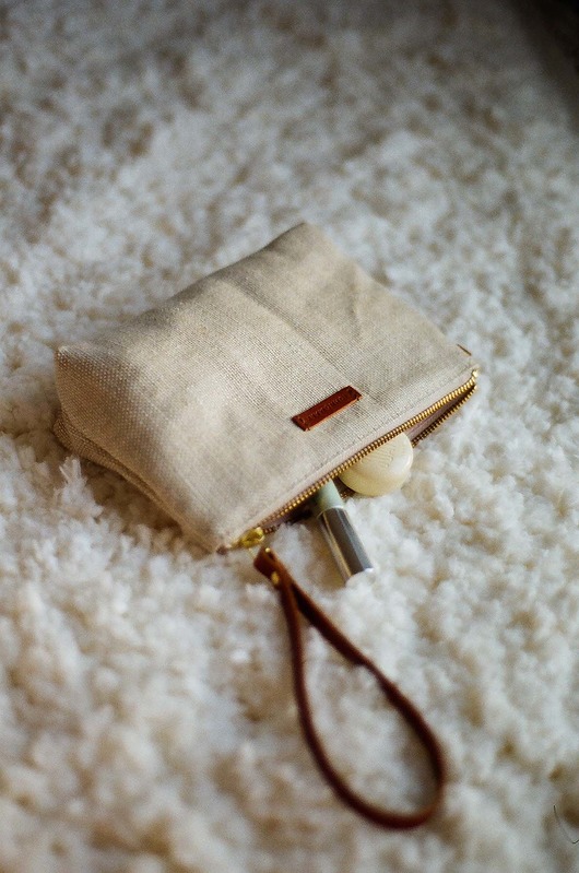 kosmetyczki MIRAZ II kosmetyczka lniana naturalna