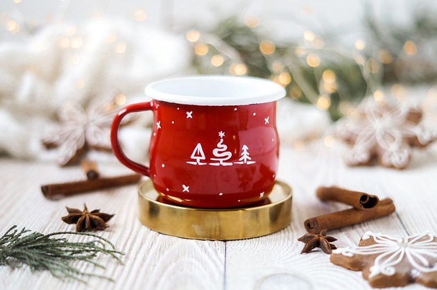 kubki Świąteczny Kubek Emaliowany