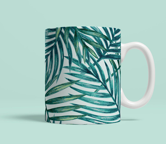 Kubek ceramiczny Palm Leaves I MIA home