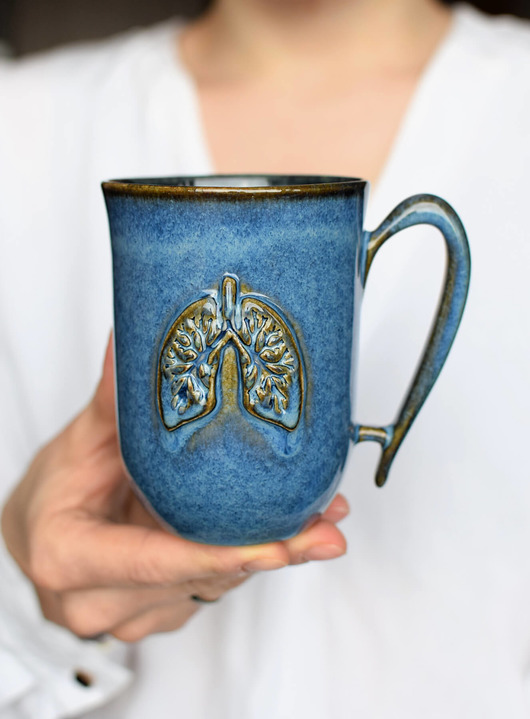 kubki Kubek Morski 300ml Płuca Ceramiczny