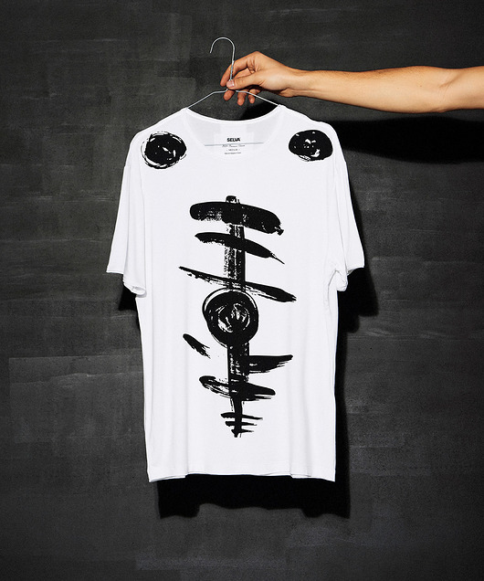 Omo warrior white Men's T-shirt SELVA