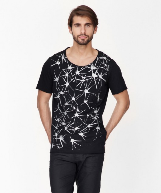 Body Stamps black t-shirt SELVA SELVA