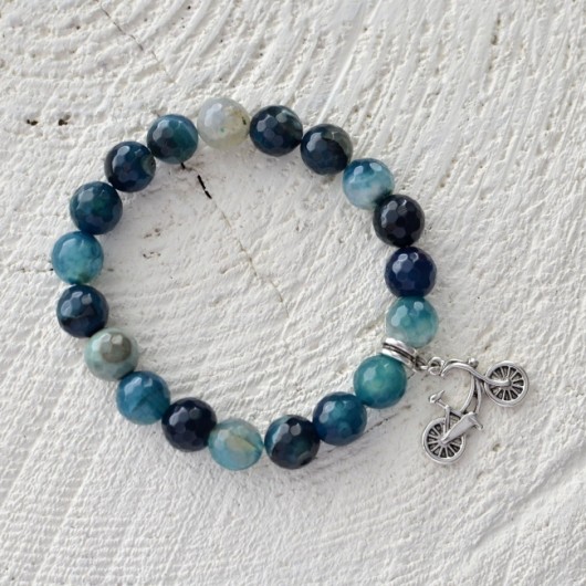 agate & bike Made by Magda