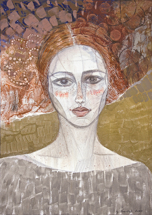 obrazy Obraz oryginał na płótnie 50x70 cm - Anne