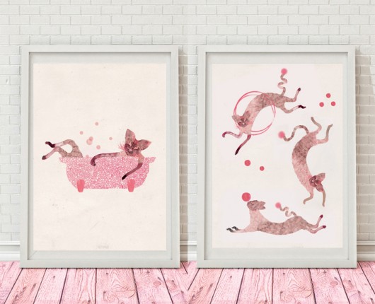 2 ilustracje A3  Anita Tomala
