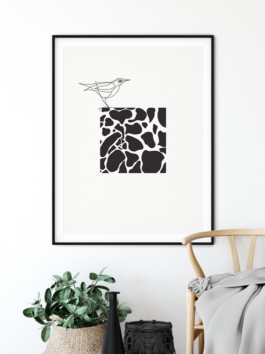 Plakat skandynawski Modern abstract no. 6 myscandi