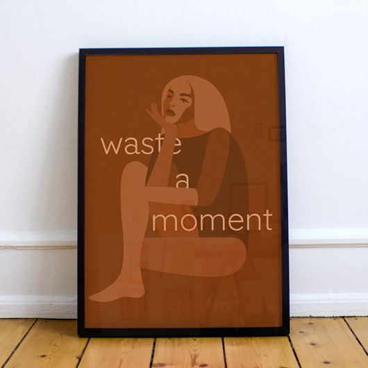 plakaty Plakat: Waste a Moment