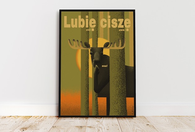 plakaty Plakat "Lubię ciszę"
